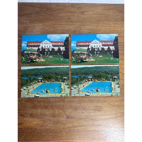 Vintage Hotel Monte Carlo Postcard Lot Walton Lake Monroe New York Dexter Photo - Picture 2 of 8